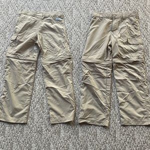 Columbia Convertible Pants 2 pairs
